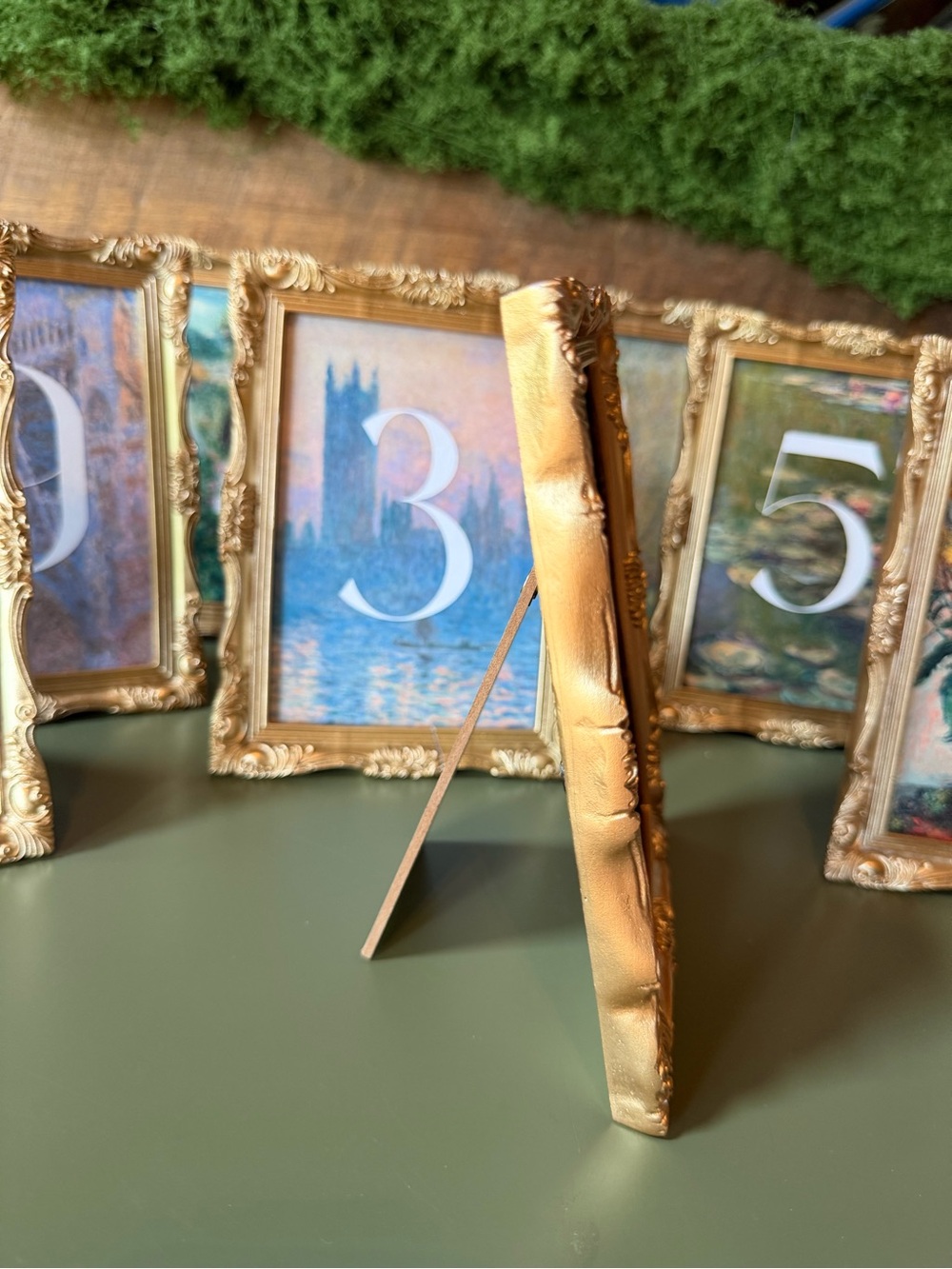 Monet Painting Table Numbers - Picture 3 of 4